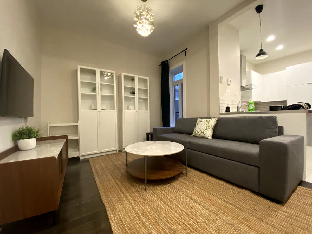 Apartment Furnished 1 Bedroom St-Denis 2-4133