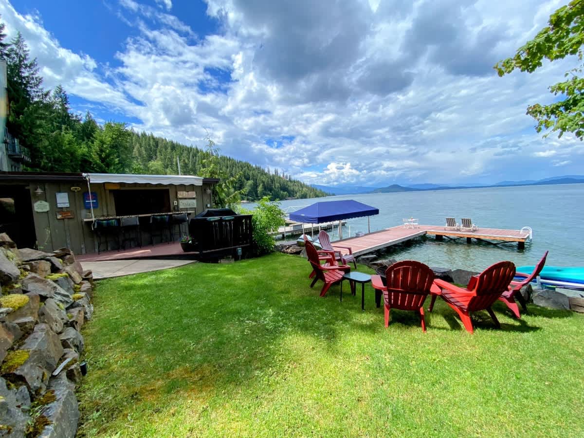 Lakefront Cabin w/ Hot Tub & Private Dock — Sagle, ID — vacation rental