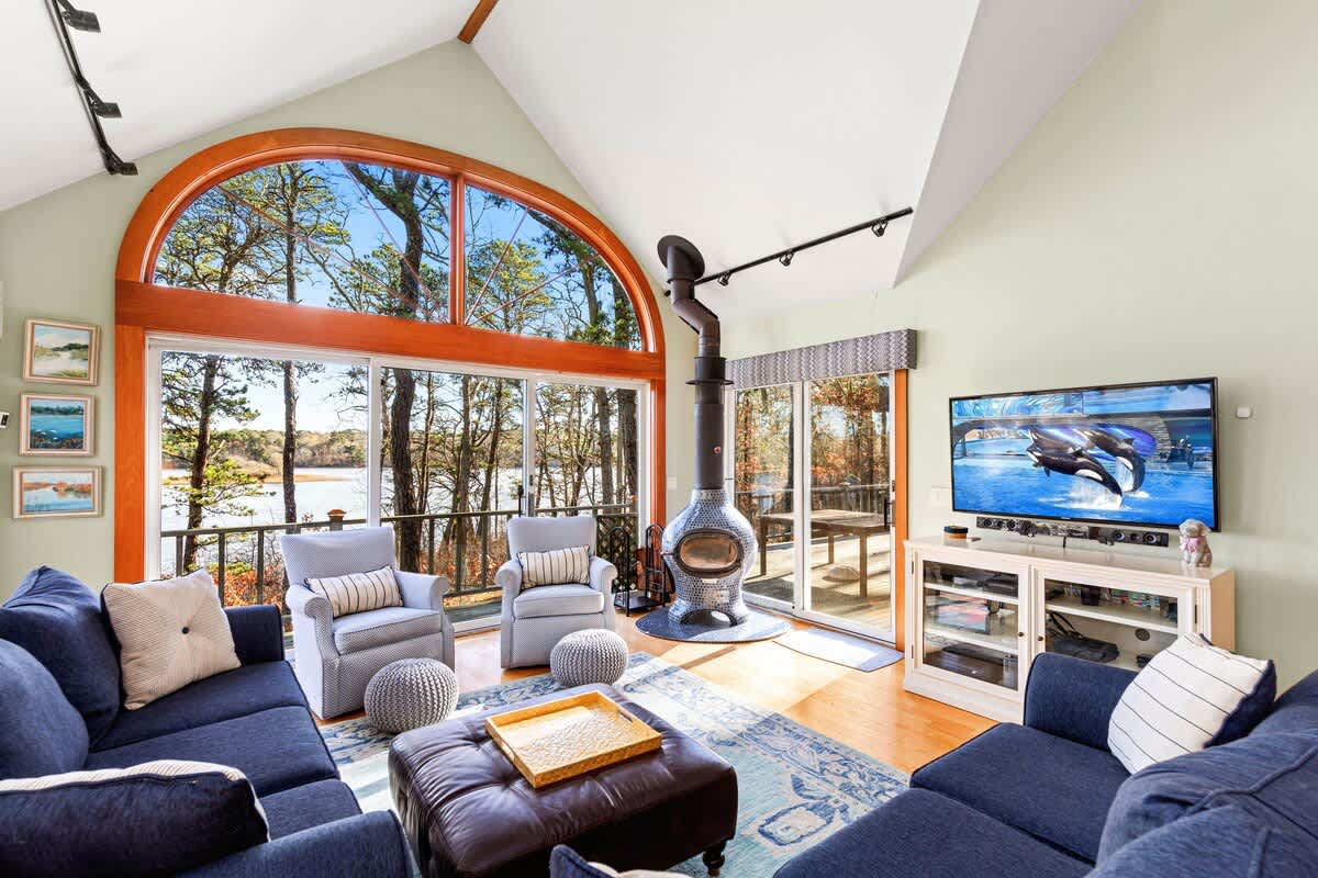 Stunning Lakefront Estate with a Private Beach Tennis Court Game Room 2