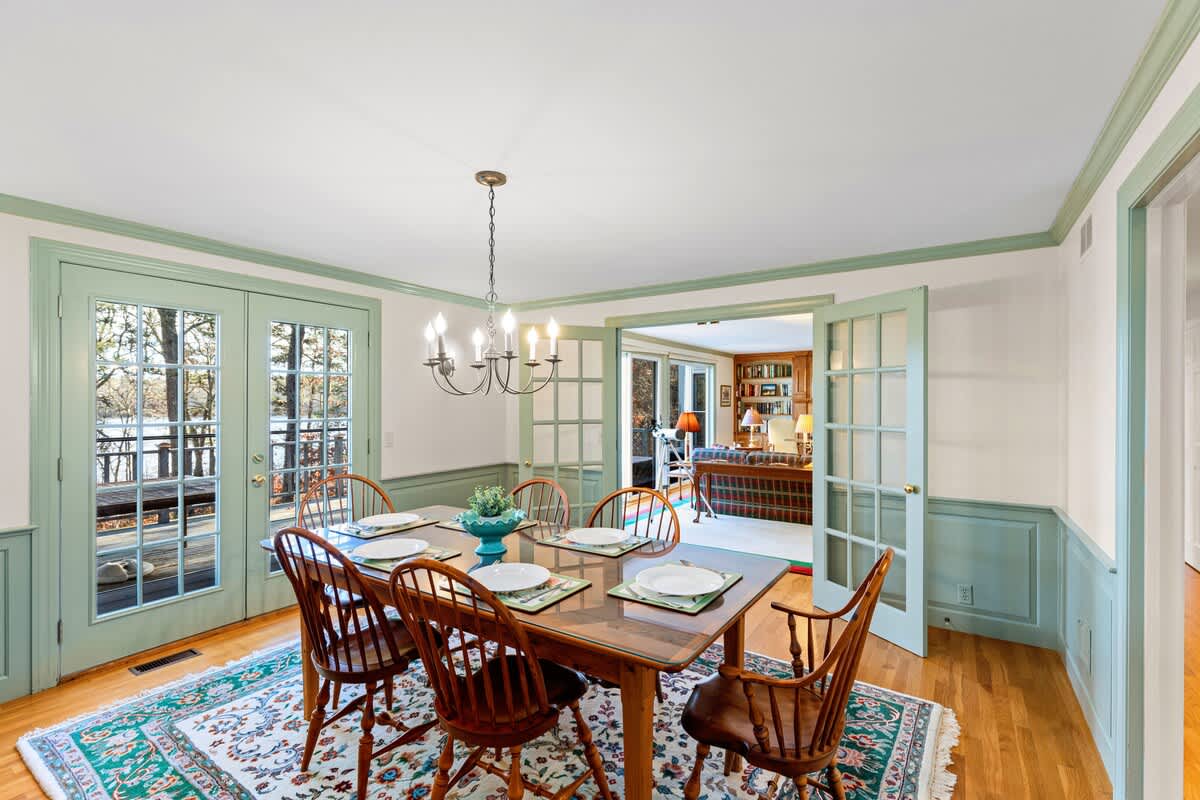 Stunning Lakefront Estate with a Private Beach Tennis Court Game Room 7