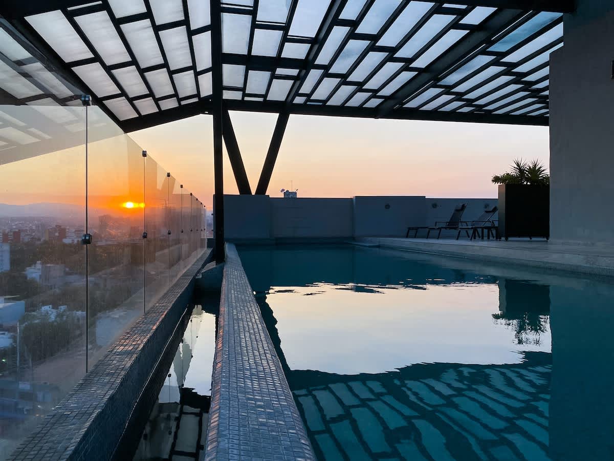 Infinity pool at the 11th floor