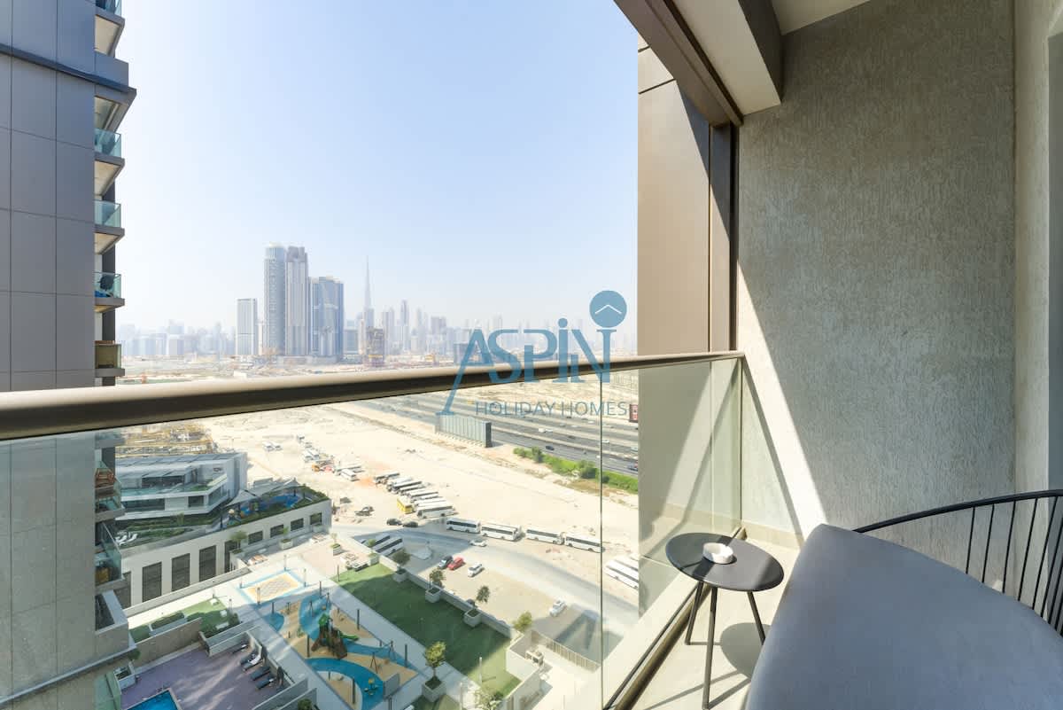 Aspin-Stylish 2-BHK with Burj Khalifa View | Sobha