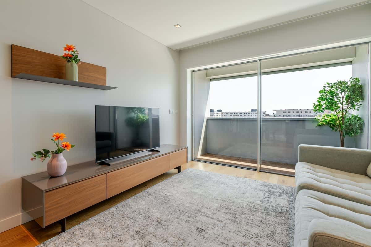 Stylish Home with Balcony & Garage by HostWise