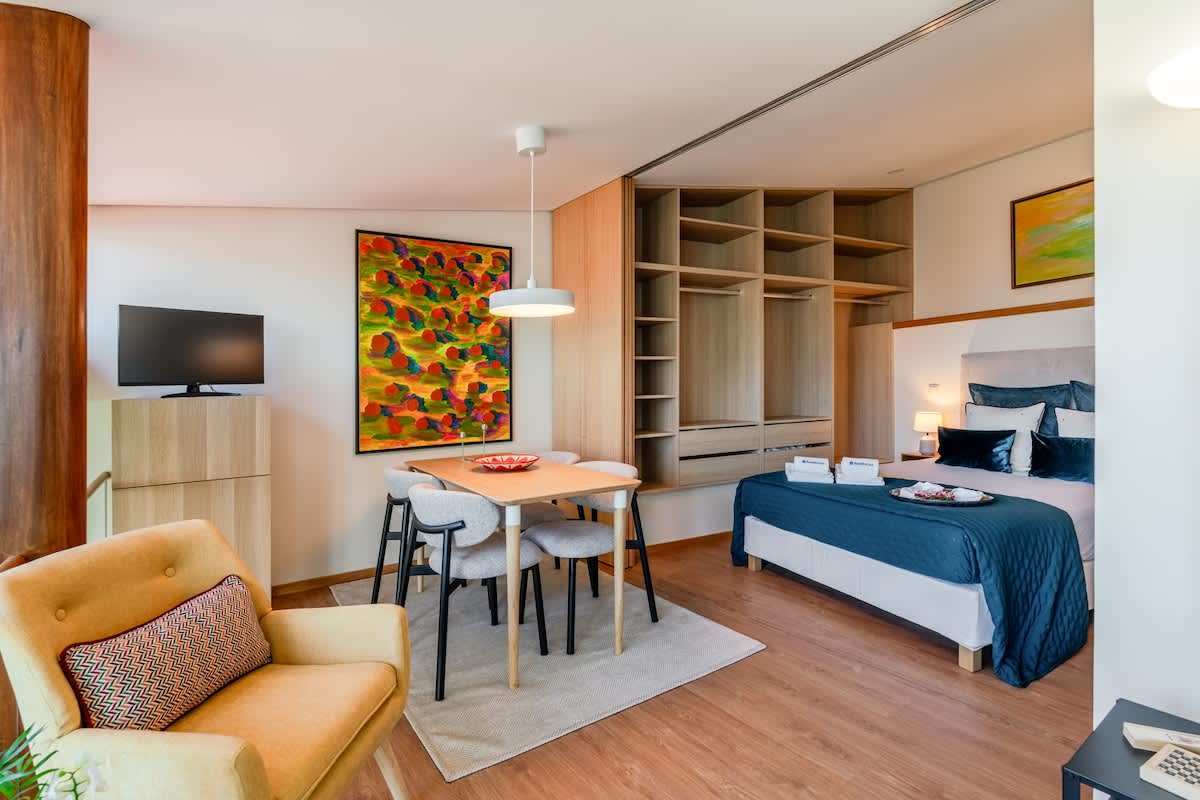 Artistic Studio with Terrace in Foz by HostWise