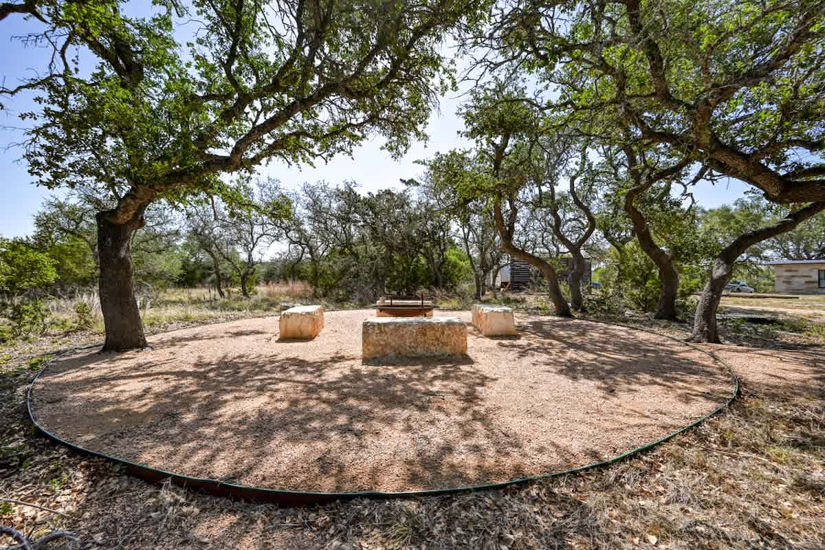 Spend quality time around the firepit indulging in s'mores with the family.