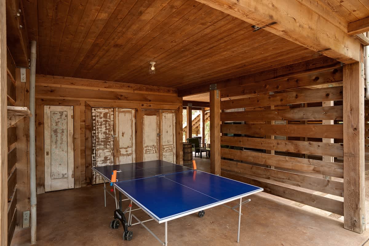 Ping Pong table.