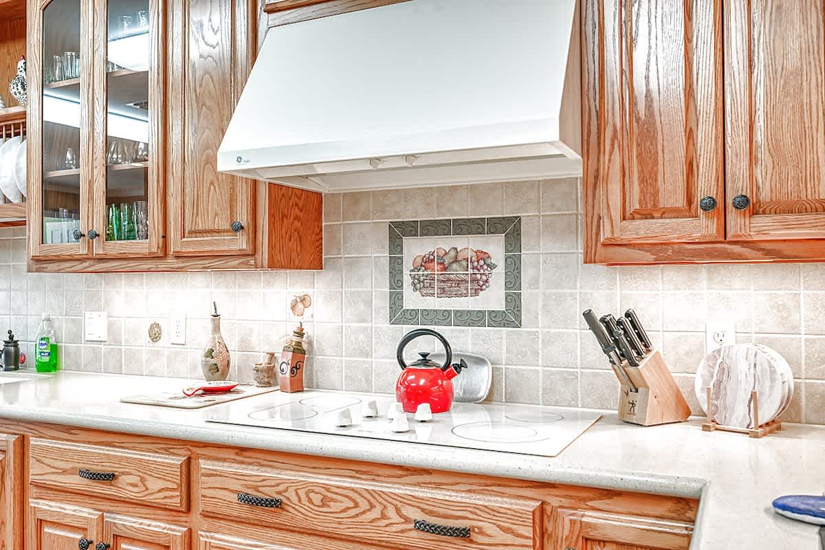 Plenty of counter space.