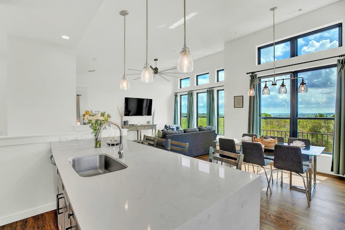 Spacious open concept design brings everyone together in this inviting and comfortable home.