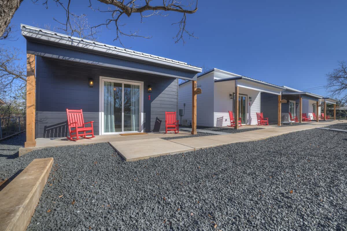 Savor that morning cup of coffee in the cozy rockers on the front porch. You might even get to engage in conversation with your neighbors.