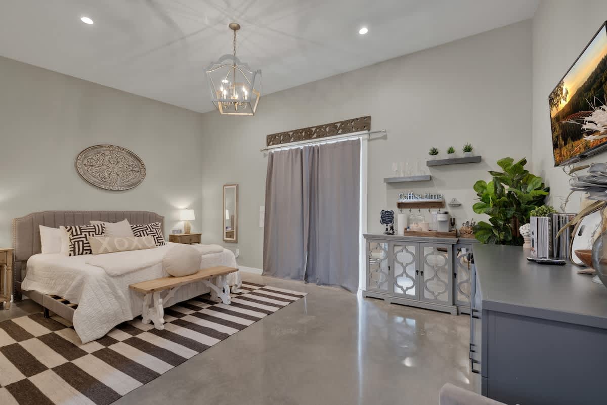 Cozy space to relax after a day exploring.