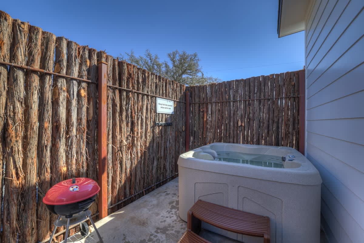 Afternoon soak awaits.