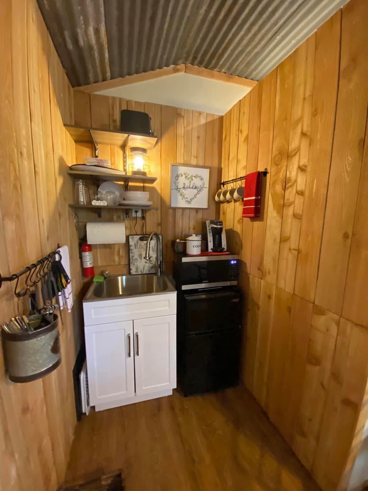 Cabins 2 & 4 have this style kitchenette 