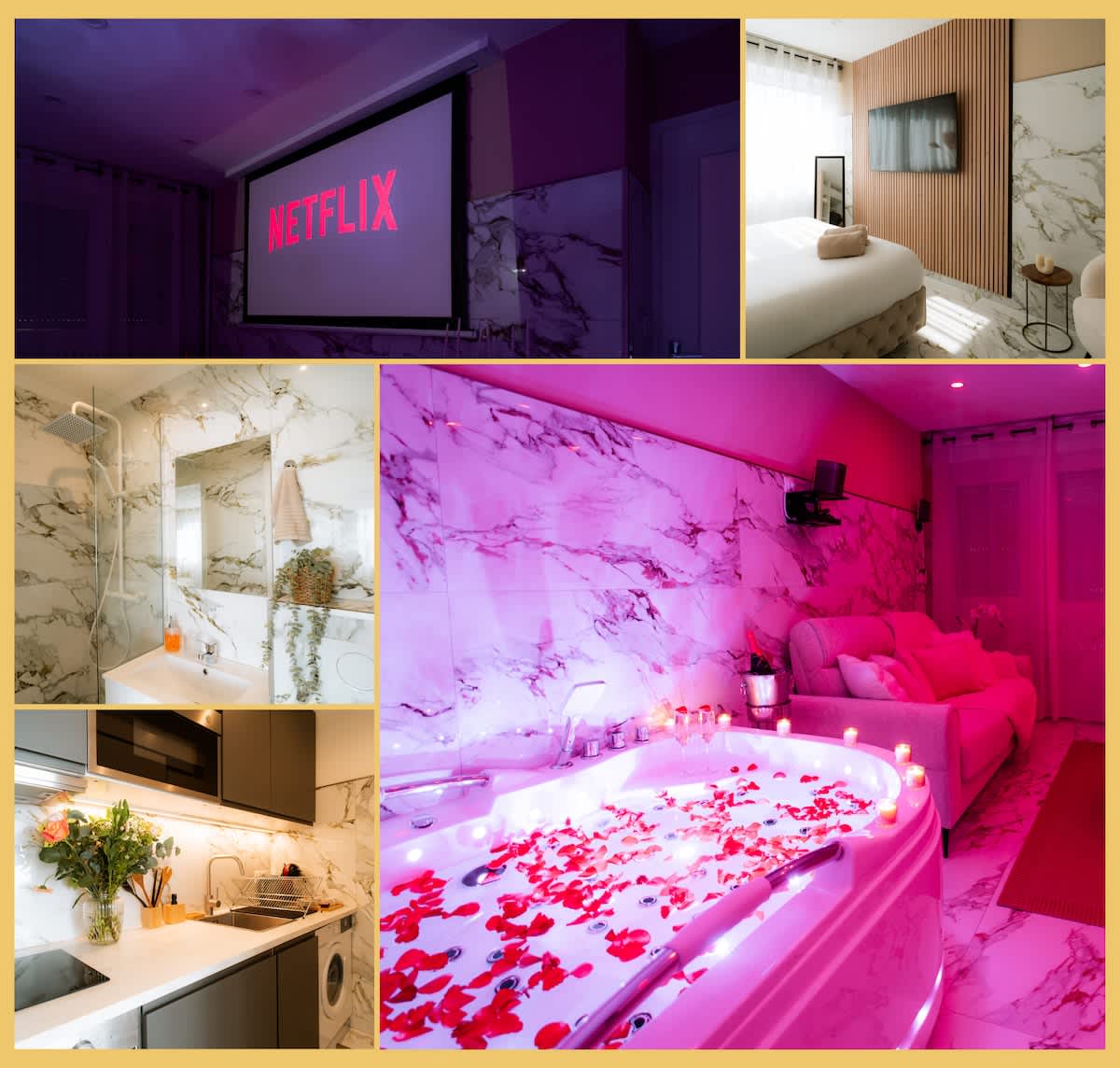 B Unique Appartement Jacuzzi / Cinéma - photo 3