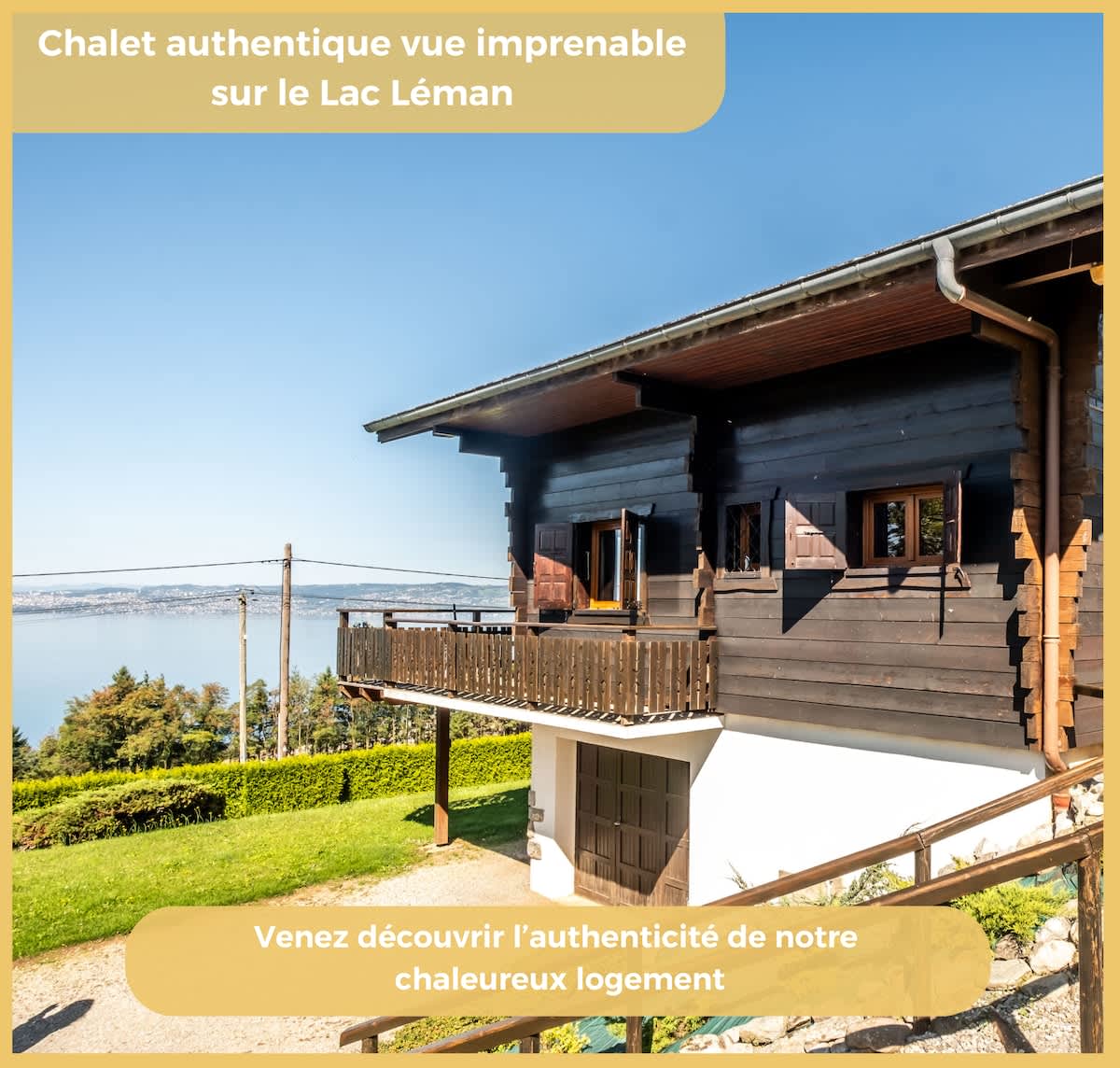 Le Chalet Bremor I Vue Lac I Lugrin - photo 1