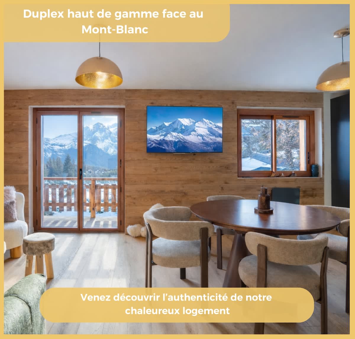 Le Balcon du Mont-Blanc I Duplex I Combloux - photo 1