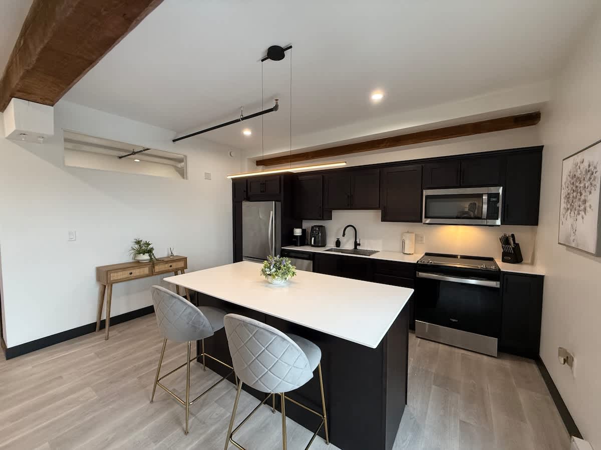 Huge 1 BR Downtown with Parking and 6 appliances