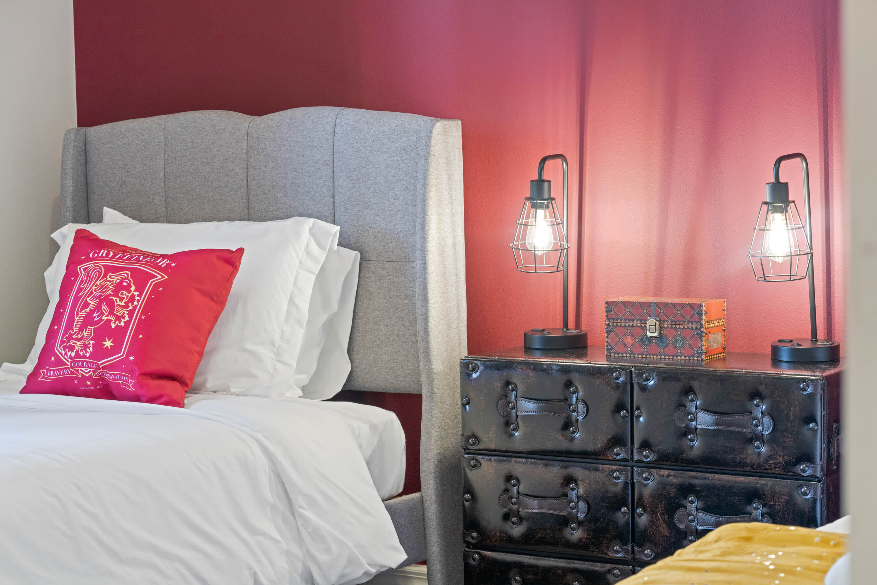 The kids will love being sorted into the Double Twin Bedroom, with its own Smart TV