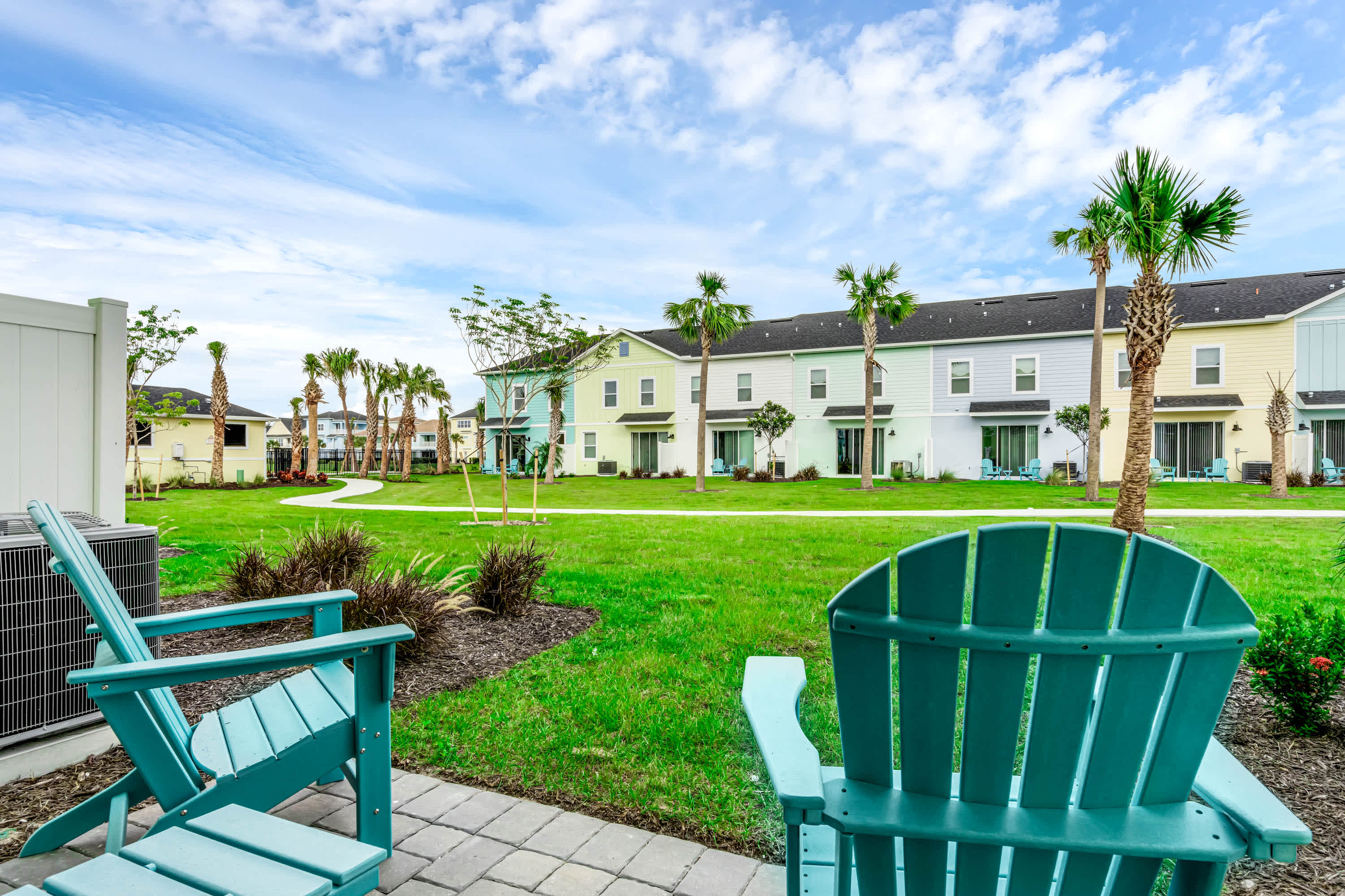 Outdoor seating with amazing view