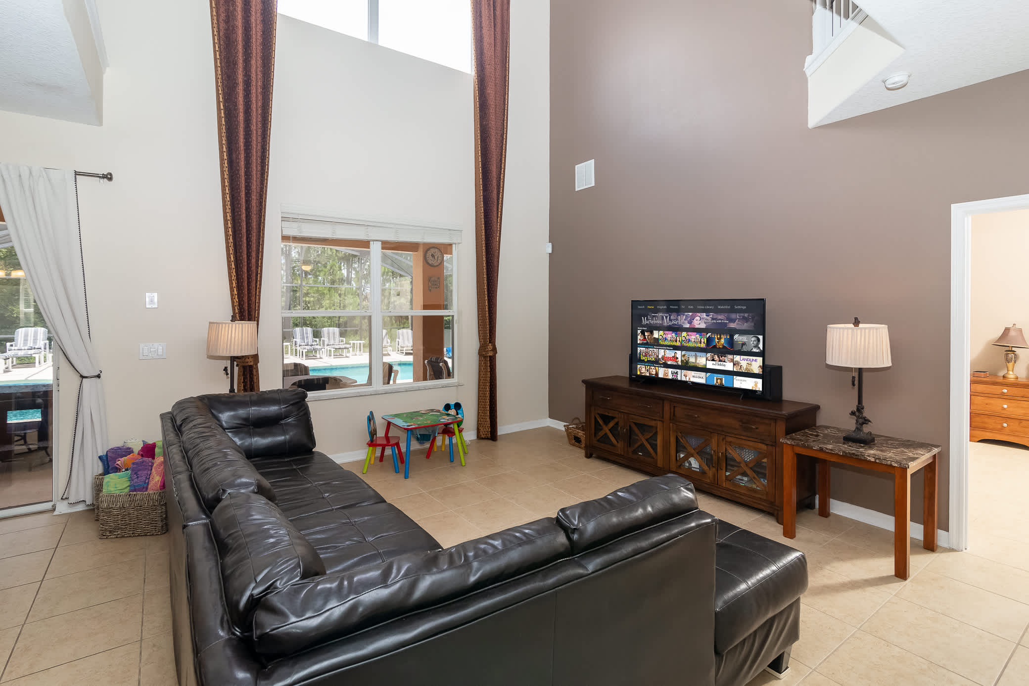 Living room with SmartTV