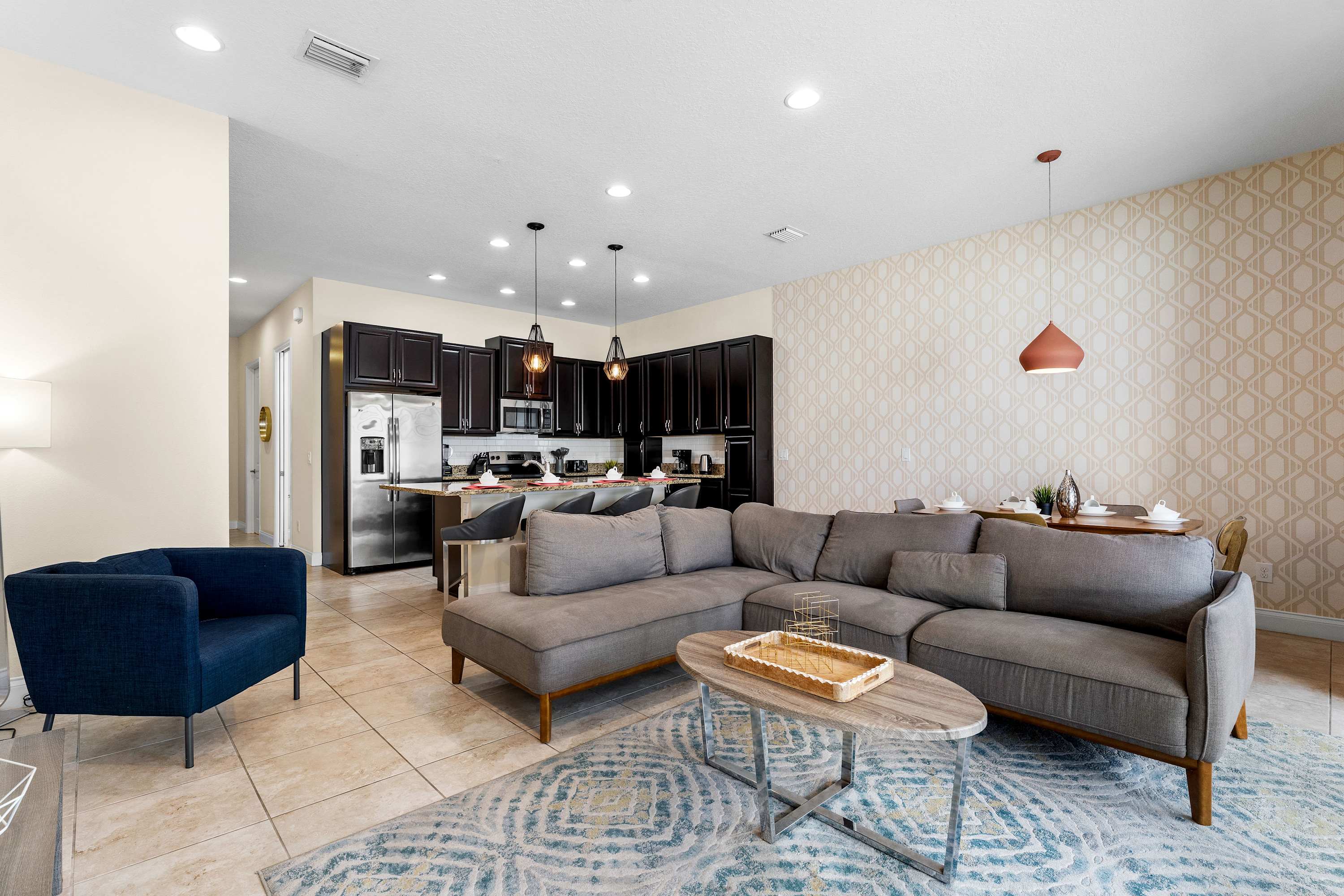 Enjoy the open concept floor plan