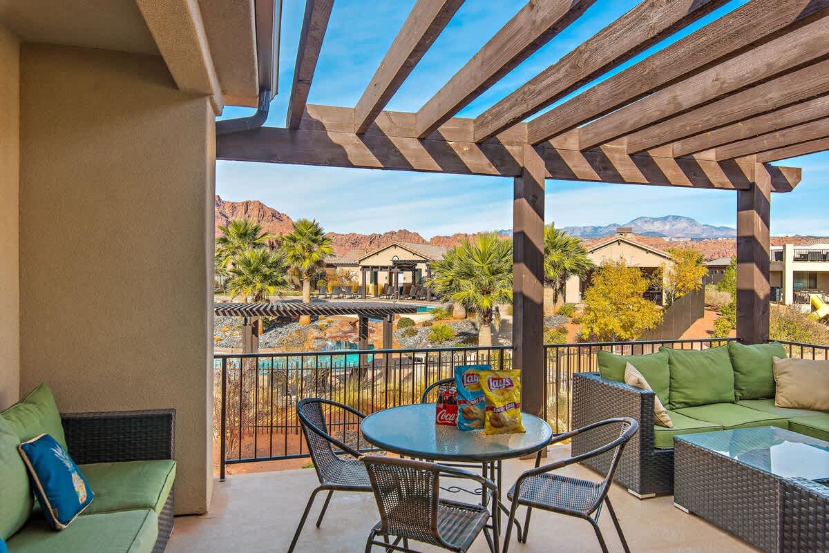 33 - Poolside Retreat in St George with 3 Deck Views 4
