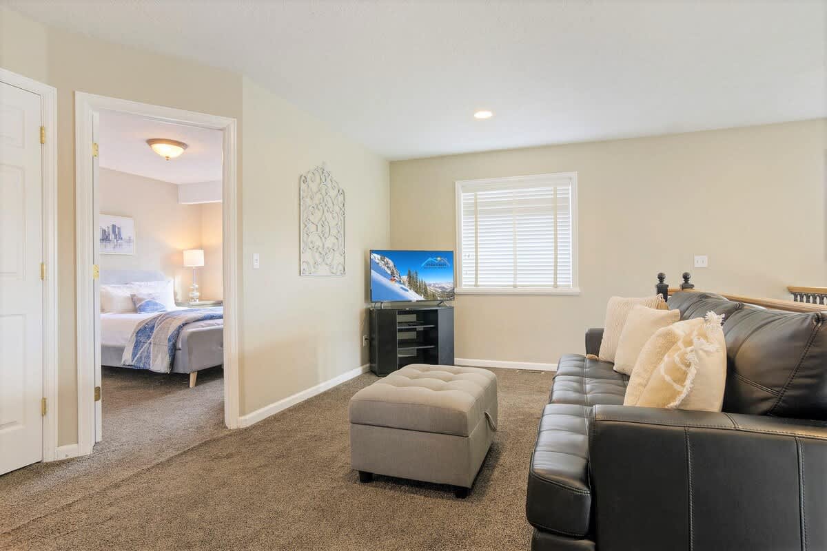 Loft can serve as a 3rd small family room to watch TV