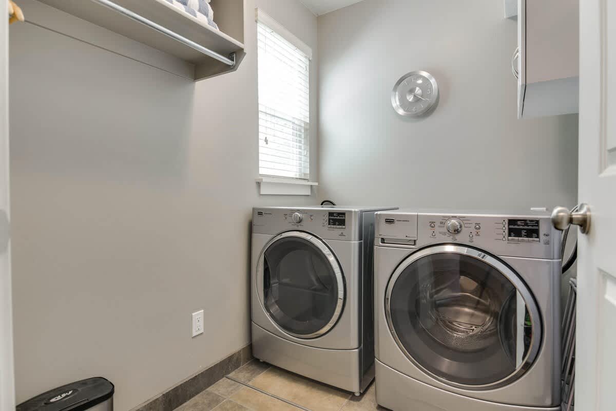 Washer and dryer provided