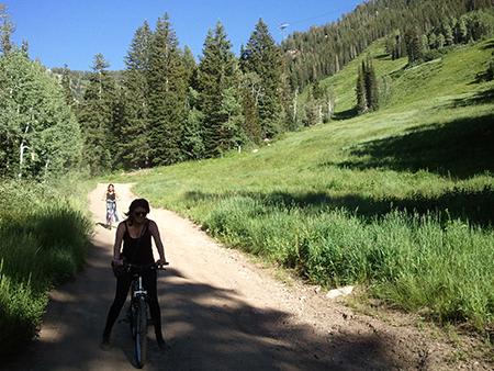 Summer hiking and biking trails