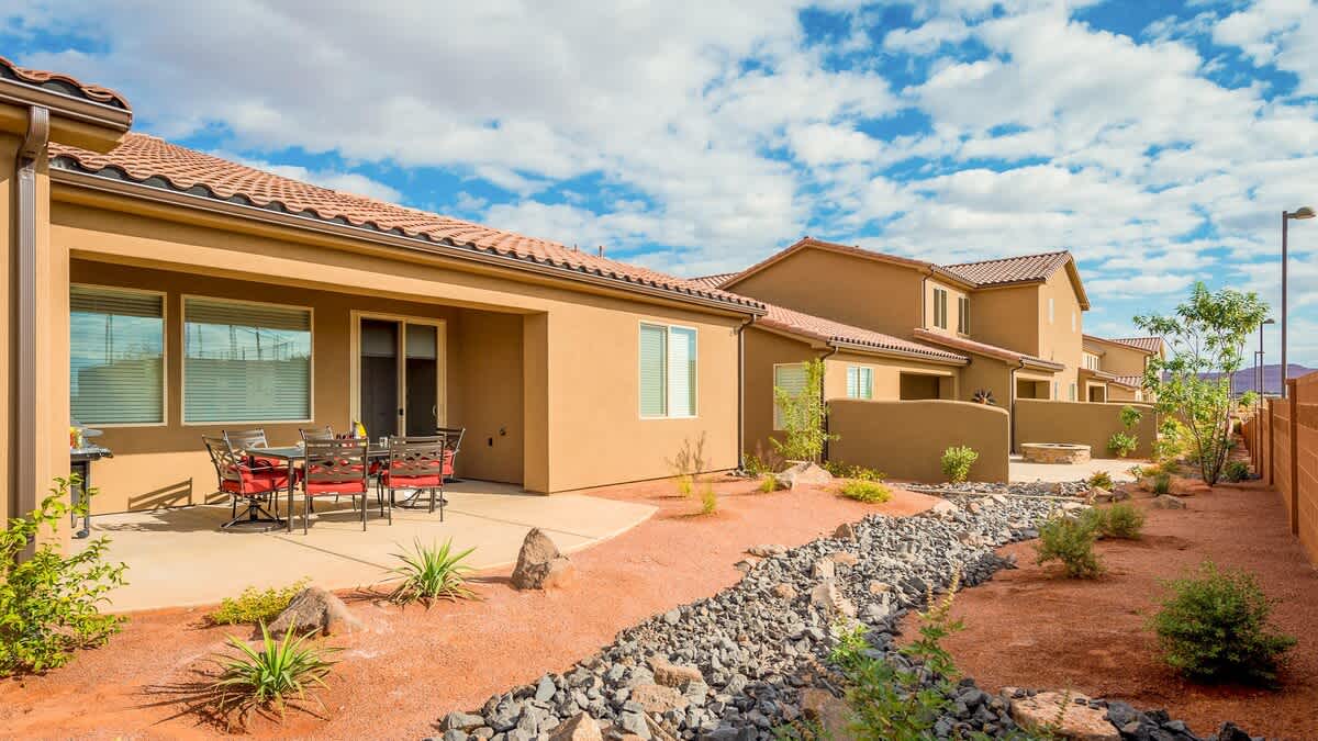Covered patio off the family room