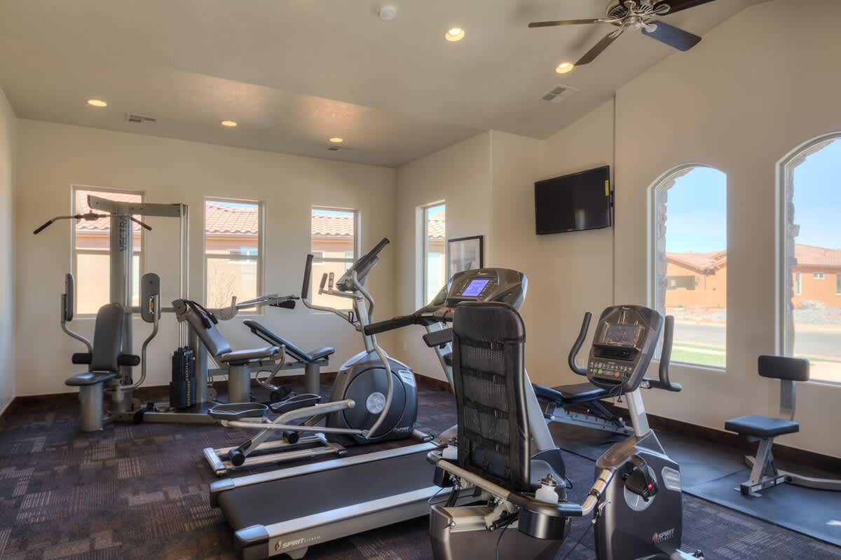  Clubhouse fitness room