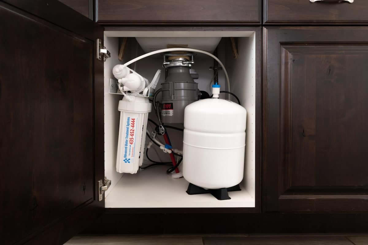 Reverse osmosis drinking water at this home