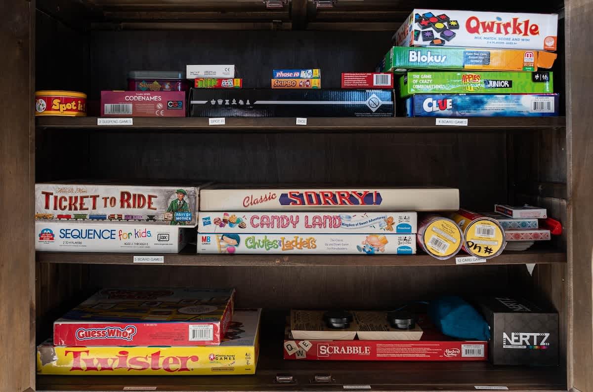 Plenty of games to keep the whole group entertained