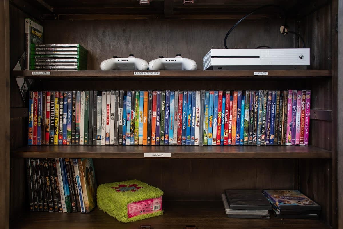 Xbox, movies, and games in the living room