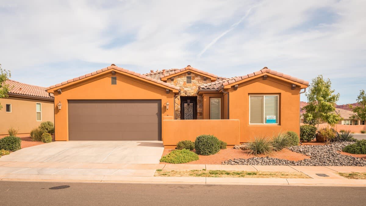 Located at the main entrance across from the pools