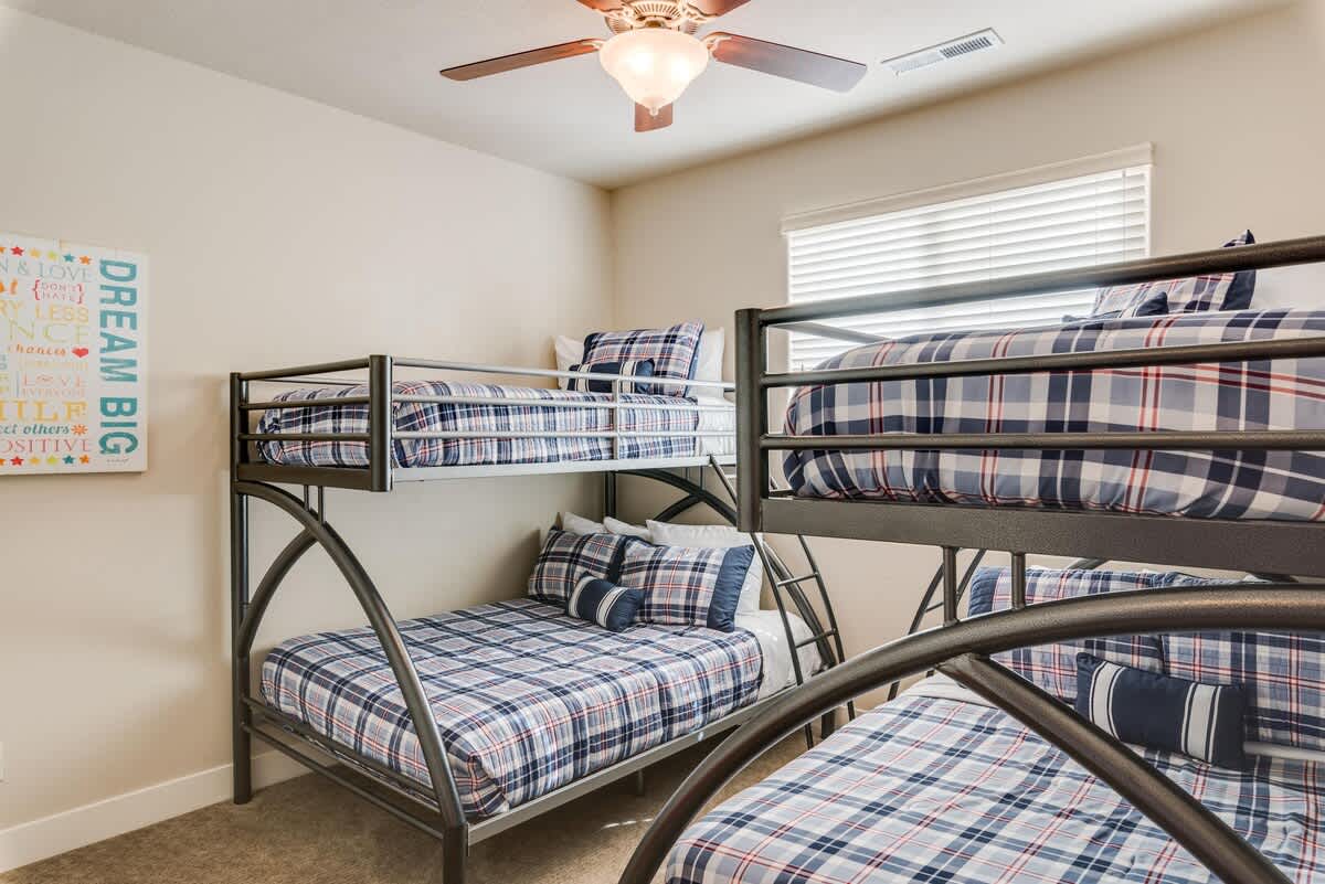 2 twin over full bunk beds