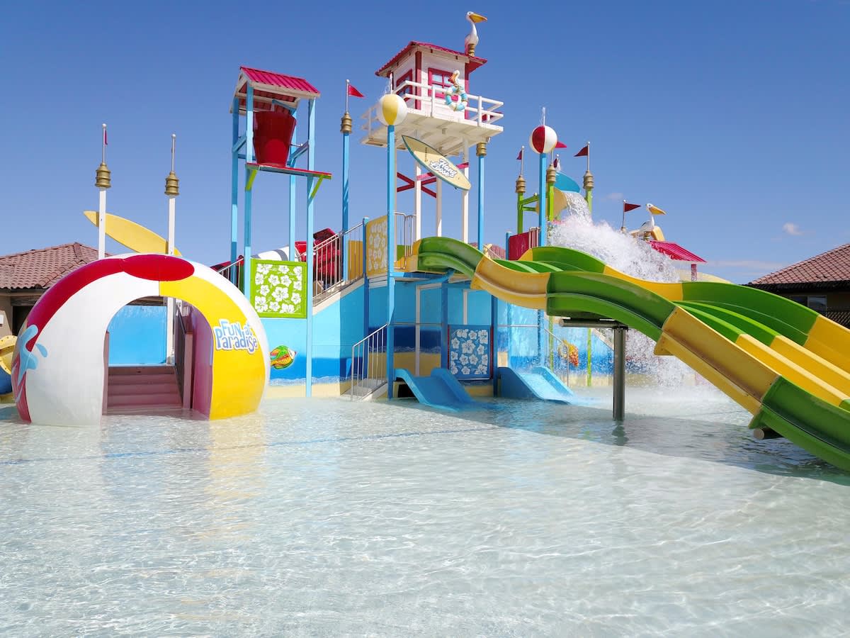 Awesome private water park and lazy river within the village