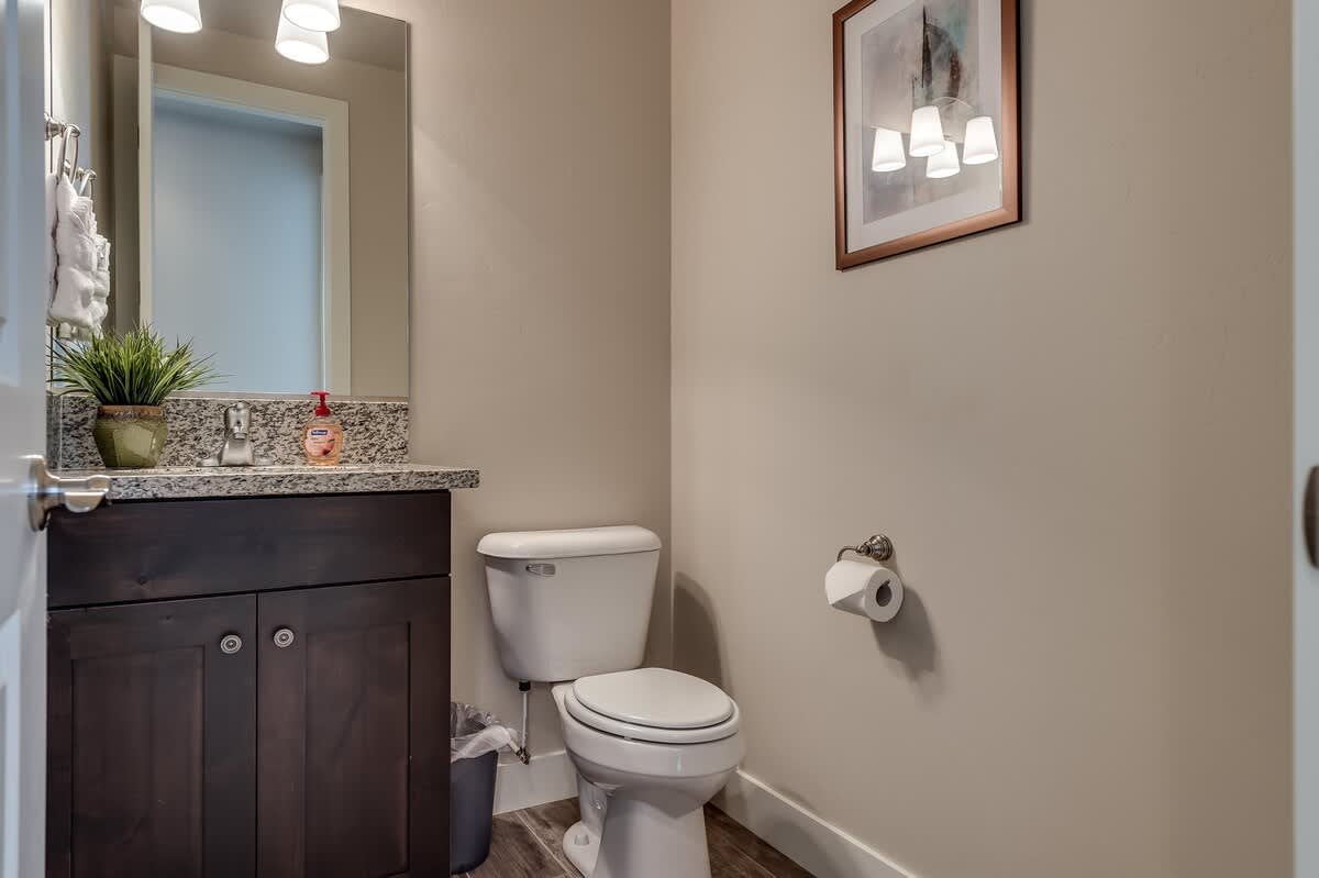  Half bathroom upstairs