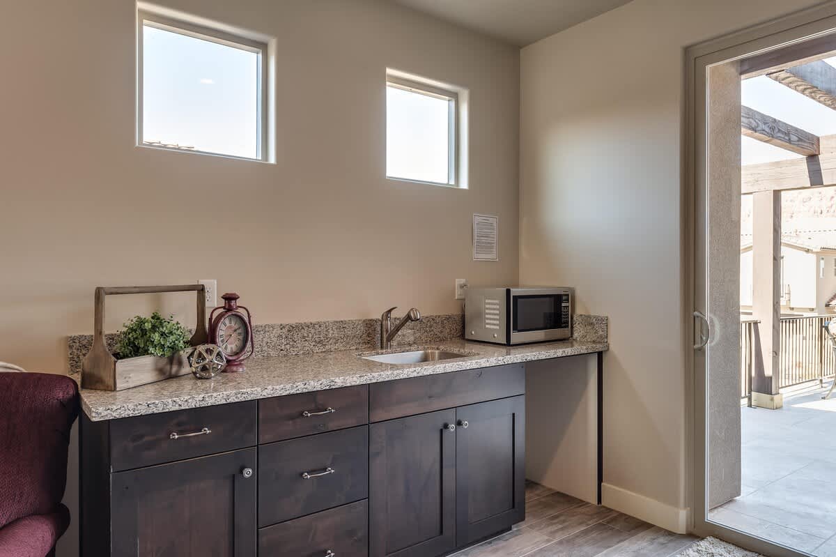  Kitchenette in the upstairs living room