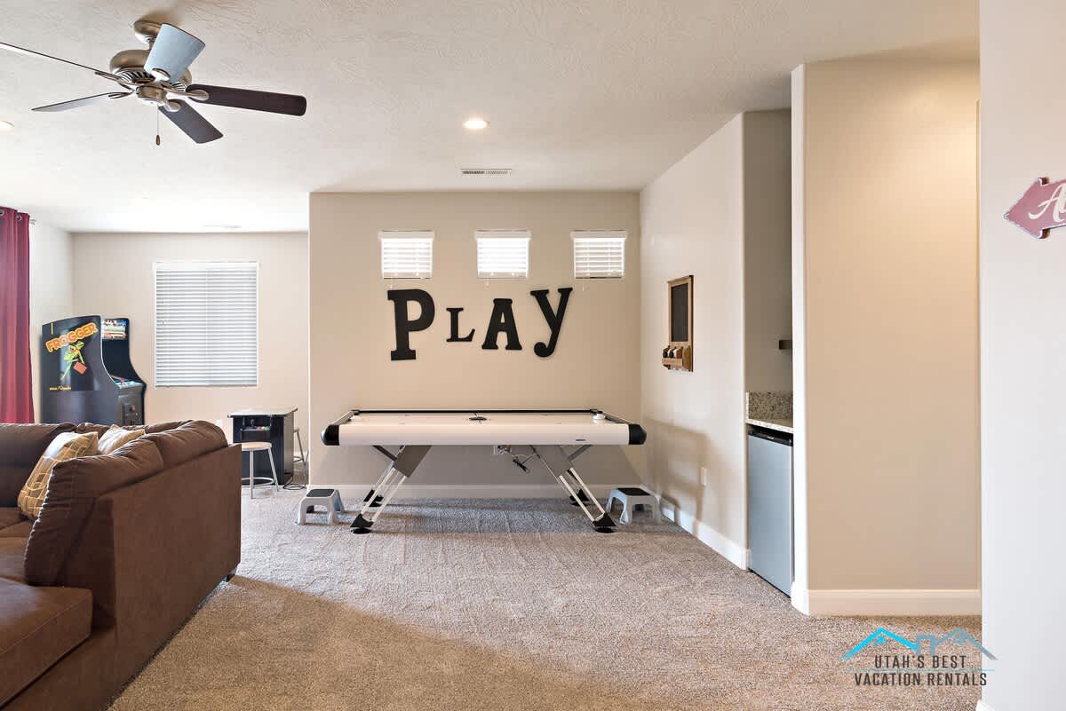 Game nights playing air hockey, arcades, or the PS4!