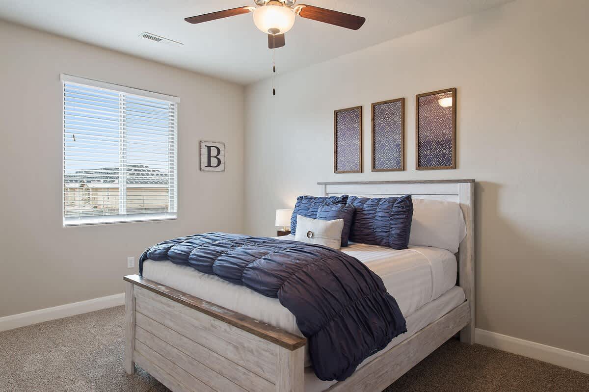 Master bedroom 2 upstairs with queen bed