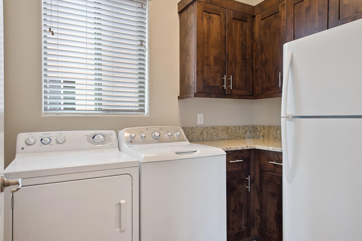  Laundry room with a convenient 2nd fridge