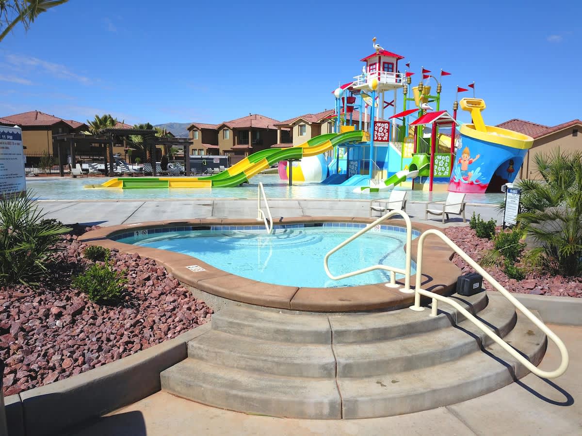 20-person hot tub at the water park
