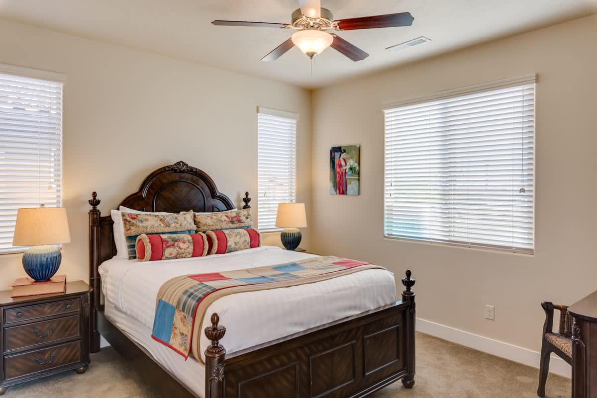 Bedroom 2 with king bed (queen recently updated)