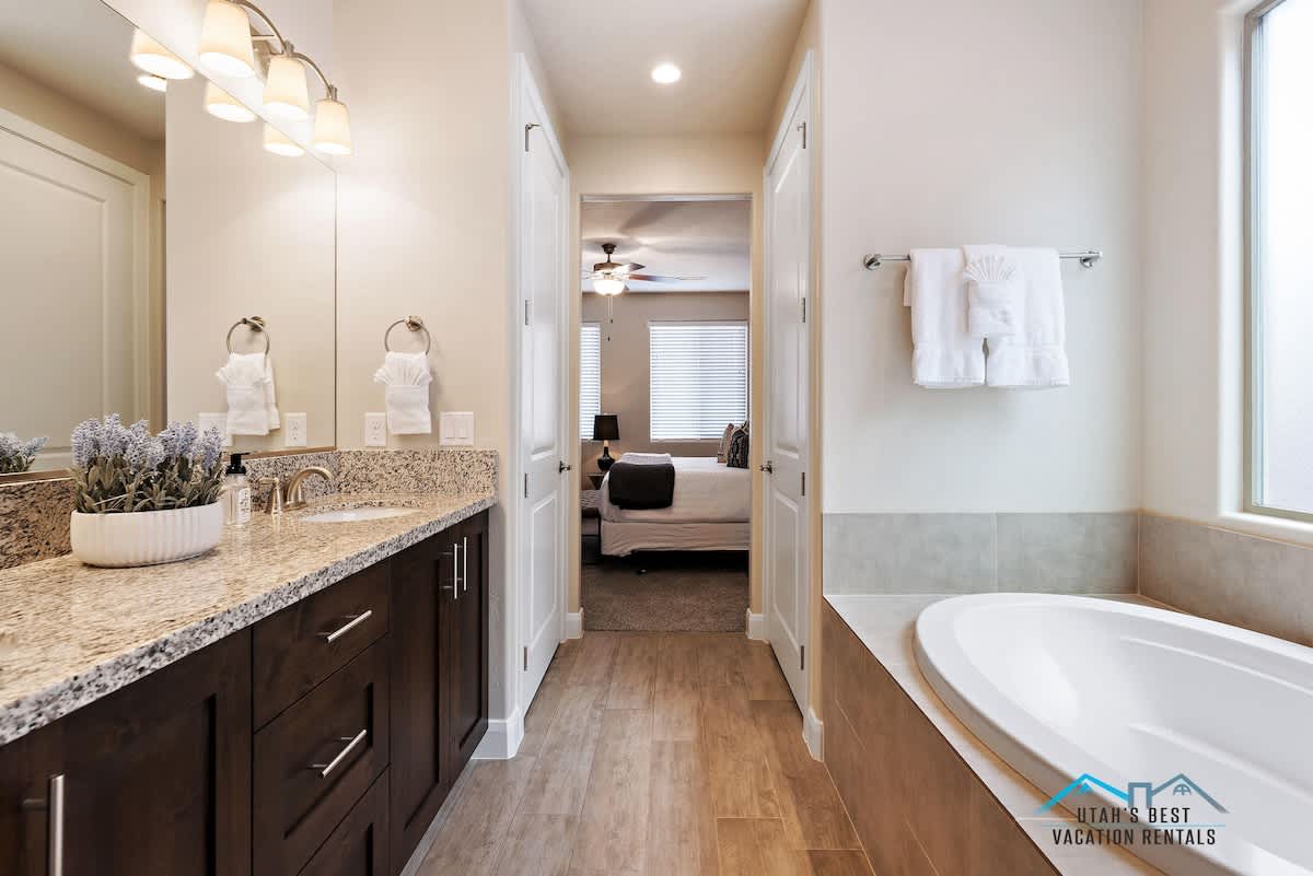  Master Bathroom with shower and garden tub