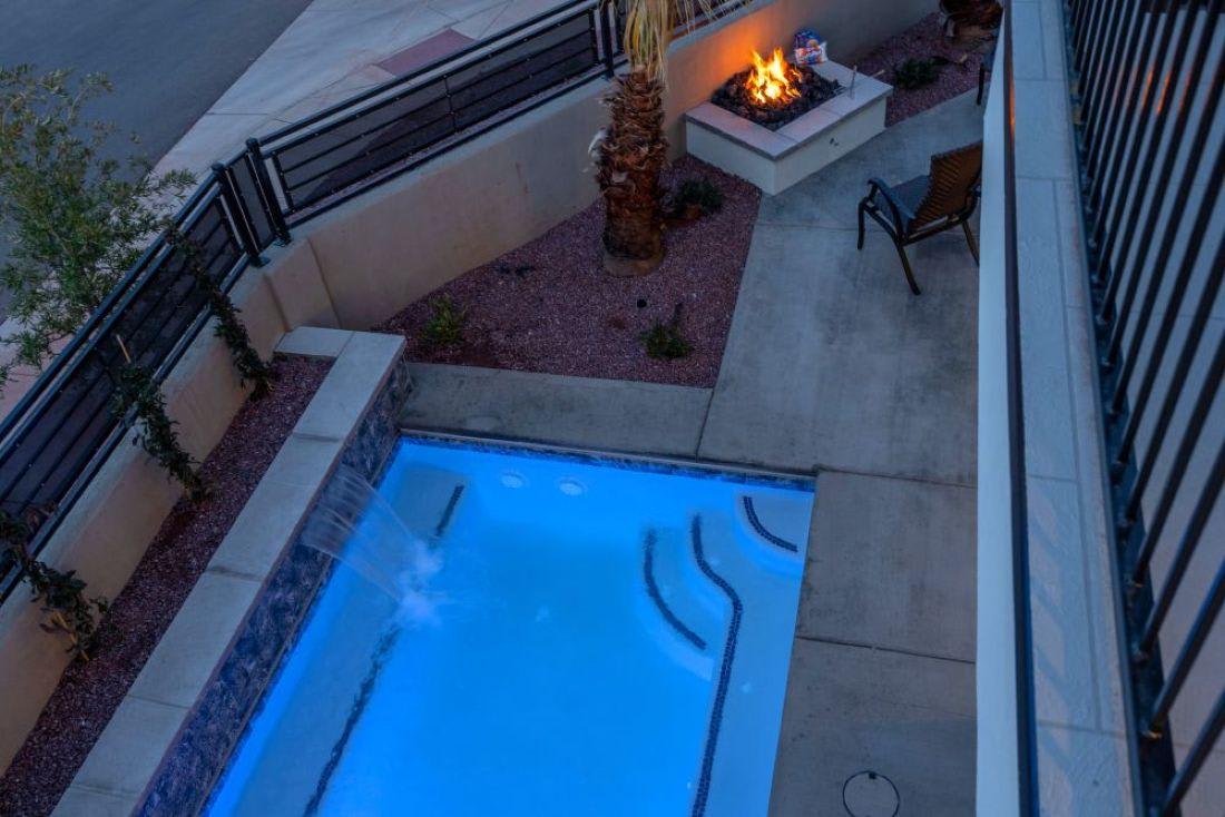 Pool View from balcony