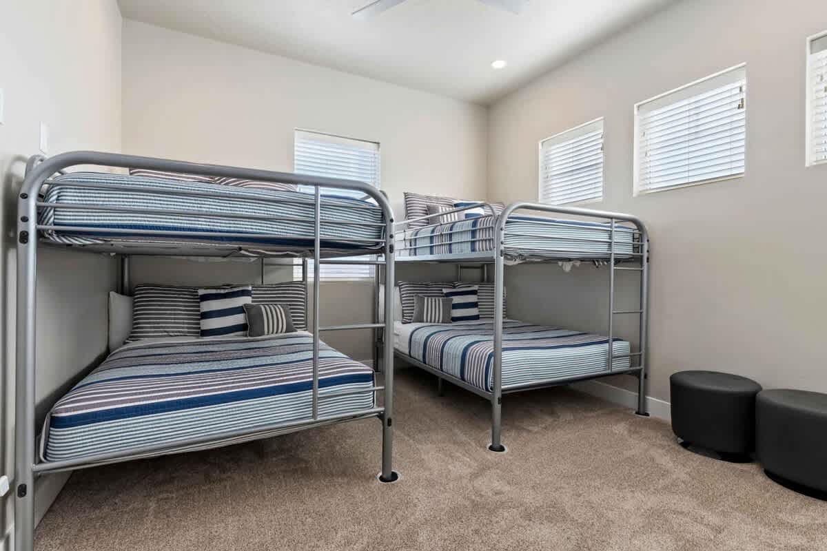 Bunk Room with full over full bunk beds