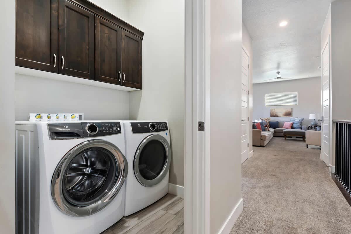 Laundry area with washer and dryer