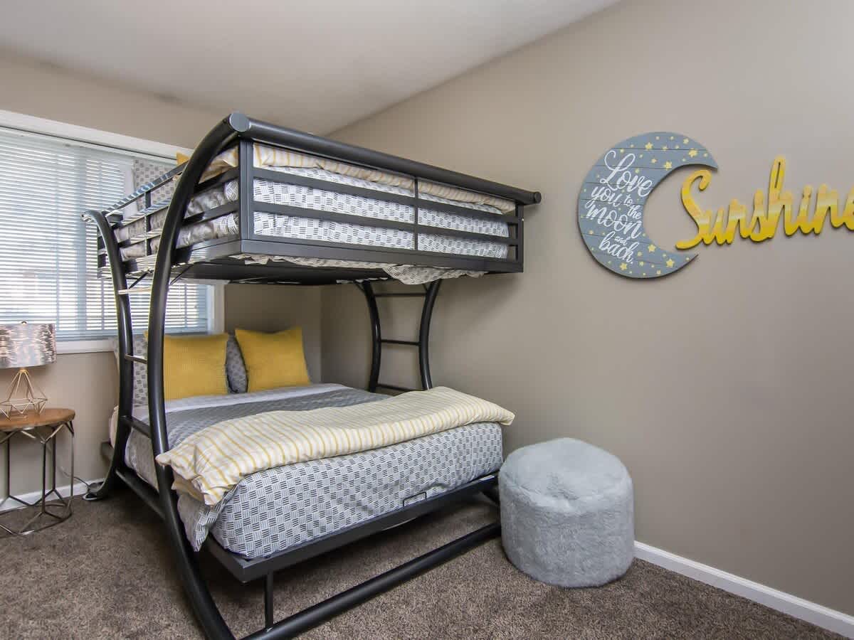 Bedroom 2 with bunk bed