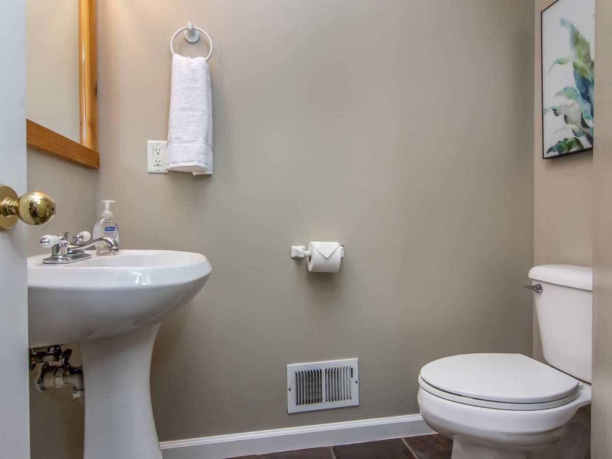 Half bath on main level