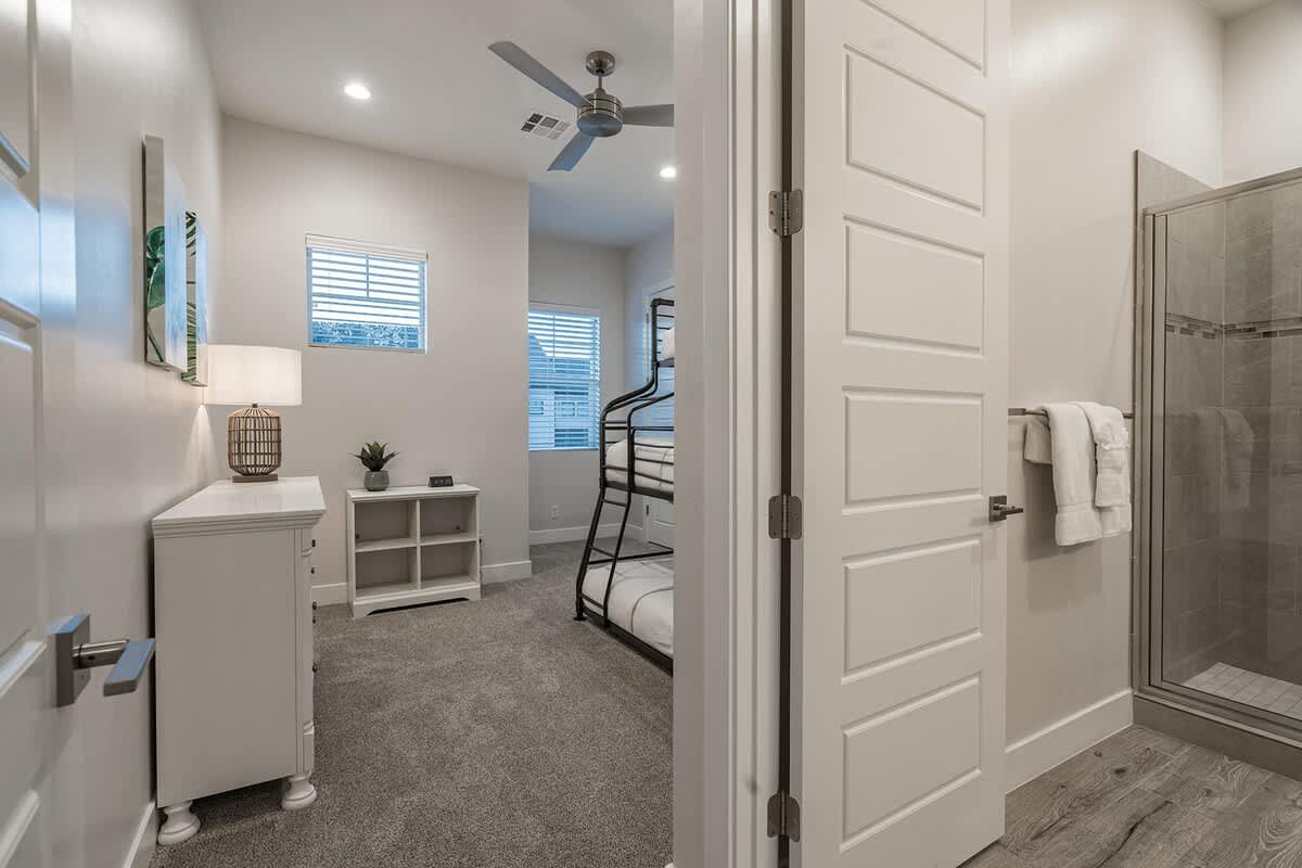 Bedroom with private bathroom